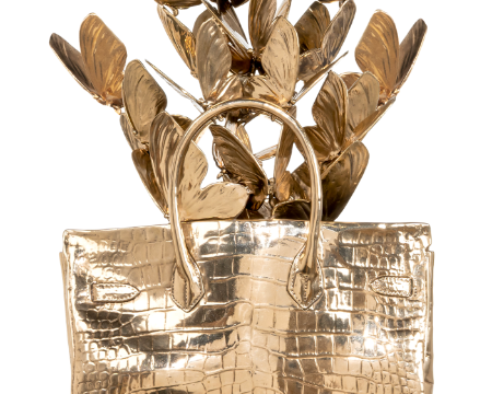 Hermès bronze - 21.3 x 15.7 x 9.8 - free standing sculpture